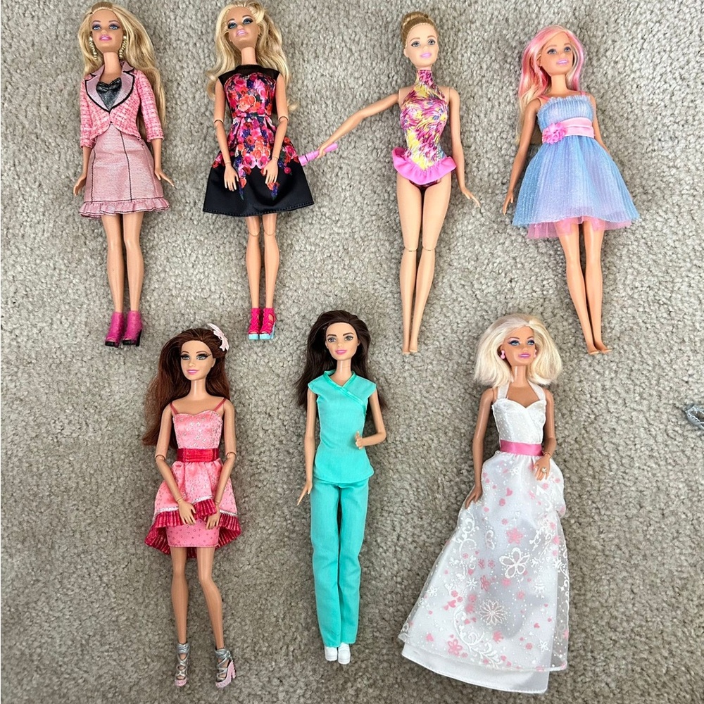 Barbie Doll Collection with Fashion Outfits